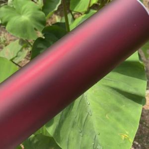 Premium Ghost Romanee Red Chrome Metallic Vinyl Wrap Film With Air Release Self Adhesive DIY Car Motorcycle Sticker Decal