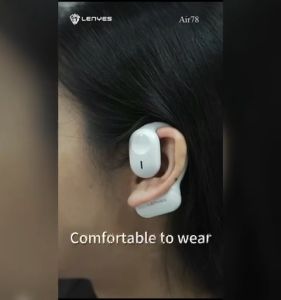 AIR78 - Handsfree Bluetooth LENYES AIR-78 Headset TWS Bluetooth Wireless 5.3 Smart Touch Hifi Stereo OWS Earphone Air Conduction