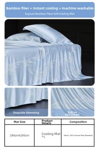 Mercury | Bamboo Fiber Soft Sleeping Mat Foldable Washable