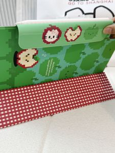 คริสต์มาส น่ารัก KT รูปแบบไอแพดโปร 11 นิ้วแอร์ 4/5 ฮาร์ด เปลือกหอย เคสป้องกันที่ถอดออกได้แม่เหล็กสแน็ปพับได้ 3 Y การออกแบบแอปเปิ้ลปากกาสล็อต