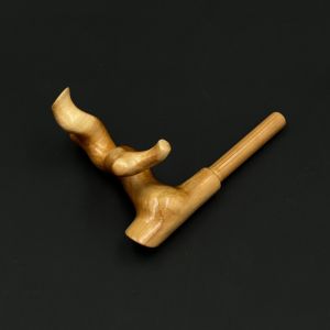 Máy Câu Ngư Bằng Gỗ Đàn Hương Thủ Công Gậy Chống Đầu Ngựa Vằn Gương Mặt Cưỡi Ngựa Đồ Dùng Câu Cá Ngoài Trời