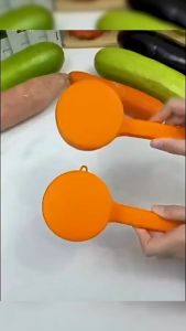 Peeler Buah Portable & Tabung Sampah: Alat Kupas Buah Serbaguna