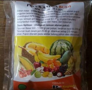 PUPUK ANEKA BUAH 500 GRAM pupuk khus tanaman buah dan anti rontok buah