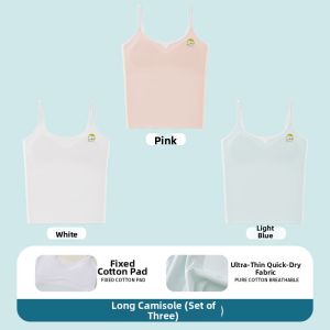 YUNASHA | Invisible Ice Silk Teen Bra