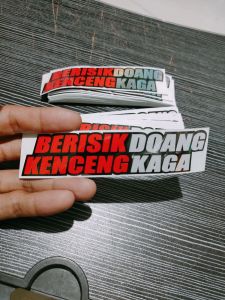 stiker cutting berisik doang kenceng kaga stiker motor