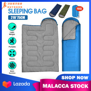 Outdoor Sleeping Bag 210cm Single Person Camping Sleeping Bag Waterproof Envelope Sleep Blanket Outdoor Traveling Warmth Sleep Bag