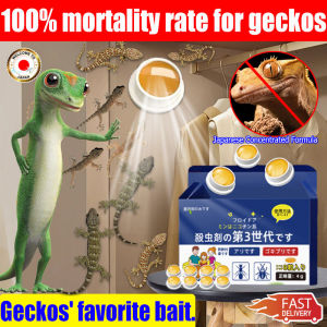50x kesan membunuh Umpan Pembunuh Cicak 8 pcs/box Japanese Concentrated Formula Cicak Killer 100% mortality rate Gecko Killer Racun cicak mati 3 saat Ubat cicak paling berkesan Racun cicak paling kuat Suitable for all household Lizards Trap 壁虎药