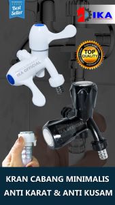 Keran Kran Cabang Mahkota Plastik PVC Warna Warni Kran Cabang PVC Shower New Soligen Keran Double Keran Cabang Shower ABS Kran Air Double Plastik Kamar Mandi Toilet WC 1/2 Inc Termurah Plastik S9 S10 S13 Engkol Mahkota Mix Putih Hitam - Lazada