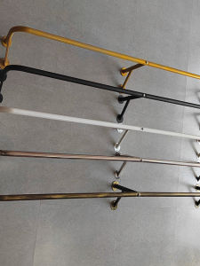 U-Shaped Clothing Store Rack Display Stand Female Male Clothing Shop Wall Mounted Clothes Hanger Rod Childrens Wear Showcase