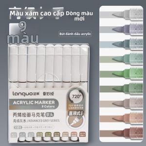 Languo | Bộ Bút Vẽ Nghệ Thuật Có Thể Rửa Bằng Nước cho Học Sinh