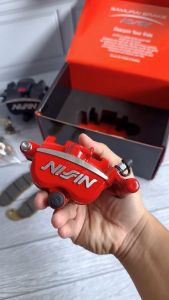 Nissin Samurai Brake 2P Kanan Caliper 2 Piston Free Kampas Rem Universal Disc Brake 190MM 220MM 260MM Vario Beat Scoopy Mio Smile Soul