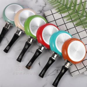 Mini Non-stick Pan 12cm Mỏng Phong Cách Nhật Bằng Sắt Không Dụng Chảo Khiêu Đồ Điện Đa Năng Không Có Nắp Cho Bếp Đèn Gas