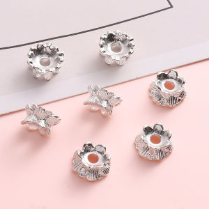 Silver Bamboo Node Crystal Beads Handmade DIY Bracelet Chinese Style Jewelry Accessories Fashionable Craft Supplies