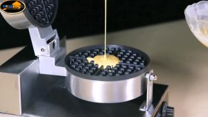 Homelux Commercial Waffle Maker Machine Double Burner Industrial Waffle Machine HBWB-2