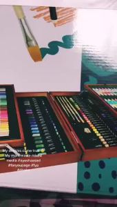 Mont Marte Signature Mixed Media Drawing Set In Wooden Case 152pc