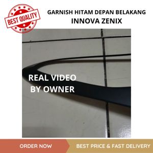 Paket Garnish Hitam List Lampu Depan Belakang Mobil New Innova Zenix 2023