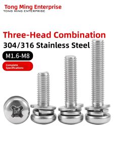 POWER&STRONG | 304 Stainless Steel Pan Head Screw