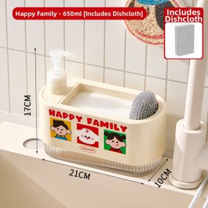 noooth | Soap Dispenser Press Pump Kitchen Hand Soap Bottle