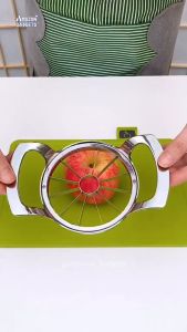 Fruit Cutter and Corer Fruit Slicer Multifunctional Stainless Steel Apple Cutting Tool