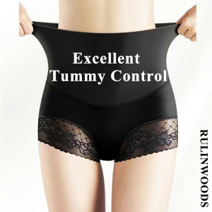 CHICCHIC M-XL Womens Tummy Control Underwear High Waist Abdomen Briefs Breathable Shapewear Women Lace Panties