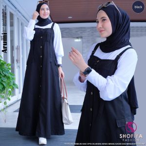 ARUMI SET OVERALL DAN INER PREMIUM BY SHOFIYA