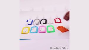 50pcs PP Plastic Air Craft Luggage Tag Suitcases Labels Travel Luggage Name ID Card Tag