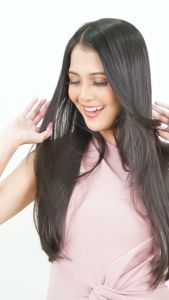 DUBEEDU CBD Smooth Power Step 1 Step 2 pelurus rambut with keratin vitamin B5 almond oil