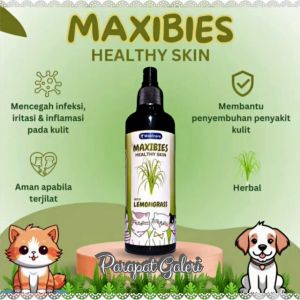 Obat Jamur & Scabies Kucing - Obat Vitamin dan Perawatan Bulu Kucing MAXIBIES