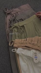 KULOT HIGHWAIST | Kulot Crinkle Tali Samping Celana kulot wanita loose cool // oliver pants kulot atika // celana kulot crinkle highwaist terbaru //