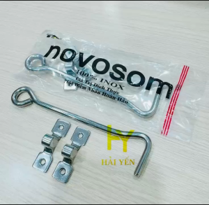 Móc gió cửa sổ móc cài Novosom chống va đập 100% inox đúc dày cao cấp