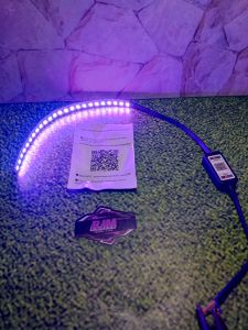 LAMPU LED DEMON/DEVIL RGB KONEKSI BLUETOOTH  LED RAPAT