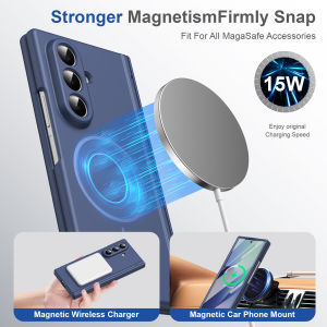 szhaiyu | For Samsung Z Fold 8 Ultra 8 7 6 5 4 Magnetic Full Cover Hard PC Back Phone Case With Hinge Protection With Glass Film Protector