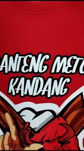 Kaos banteng metu kandang lengan pendek bahan katun combed 24s kaos distro pria / wanita