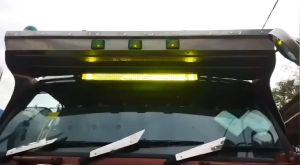 9D Triple Rows 22 Inch Yellow LED Lampu Bar Light Bar for Car Tractor Boat OffRoad 4WD 4x4 Truck SUV ATV Driving Fog Lamp 12V 24V