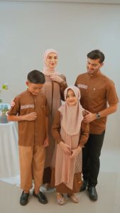 BAJU SARIMBITKELUARGA NIBRAS RAYYA SERIES EFATA BROWN