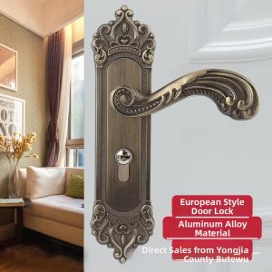 Elegant Bronze Indoor Wood Quiet Door Lock