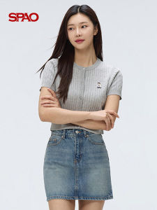 spao | Ladies Summer Bear Short Sleeve Cute Sweater