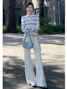 Extended Length Low Waist Bell Bottom Jeans Womens Elastic Slimming Non-Matching Leggings Autumn Season Ladies Jeans