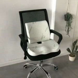 Coccyx Seat Cushion Memory Foam Mesh Orthopedic for Tailbone Pain Back Support for Car Office Home Chair Pad Pillow