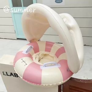 Rooxin Pool Float Swim Ring Tube Inflatable Swimming Seat Floating Ring Swimming Circle Beach Water Play Equipment
