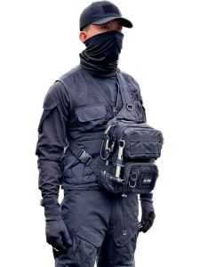 กระเป๋าสะพายข้างหนังสือเดินทาง 1000D กระเป๋าสะพายข้างลำลองสำหรับการเดินทางและขี่มอเตอร์ไซค์ กระเป๋าสะพายข้างแบบสะพายข้างสำหรับการเดินทางไปทำงาน