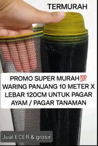PROMO WARING PANJANG 10 METER X LEBAR 120CM TERMURAH