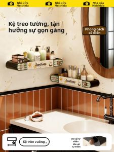 MEISD | Giá Để đồ Phòng Tắm Treo Tường Không Cần Khoan