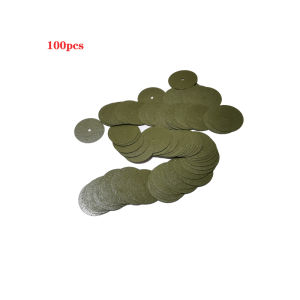 100 PCS Dental Lab Ultra Thin Separating Discs Abrasive For Metal Ceramic Crown Cutting Polishing Diameter 22mm Thickness 0.25mm
