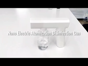 【local Stock】Handheld Wireless Disinfection Gun Blue Light Nanometer Disinfection Sprayer Gun 300ml