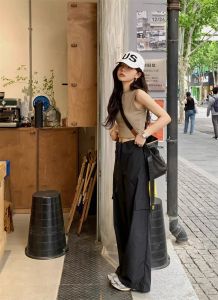 Áo Vest Ngắn Cổ Cao Ngọt Ngào Mát Mẻ Thời Trang Mùa Hè Cho Nữ Áo Khoác Ngoài Gợi Cảm Áo Chui Đầu Cotton Ôm Vừa Vặn