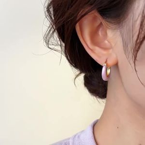WENXI | Bông Tai Tím Sang Trọng và Độc Đáo Tăng Sáng