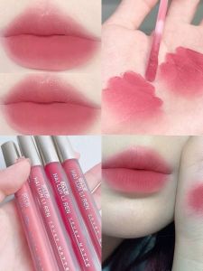 Fantasy Fog Lip Glaze Velvet Matte Lipstick ผู้หญิง Long-lasting Non-stick Cup Small-known Brand ราคาไม่แพง นักเรียน Bare Face Lipstick
