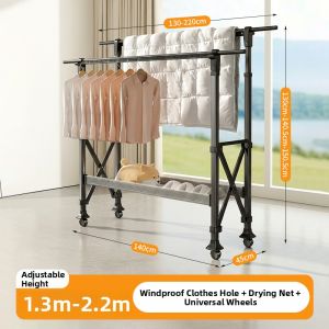 Hotata | Adjustable Height & Length Drying Rack