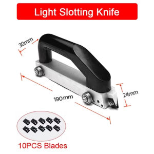 ⭐⭐⭐PVC Plastic Roll Sports Floor Groove Cutter Wheel Slotted Manual Slotting Knife Vinyl Floor Groover Construction Tools